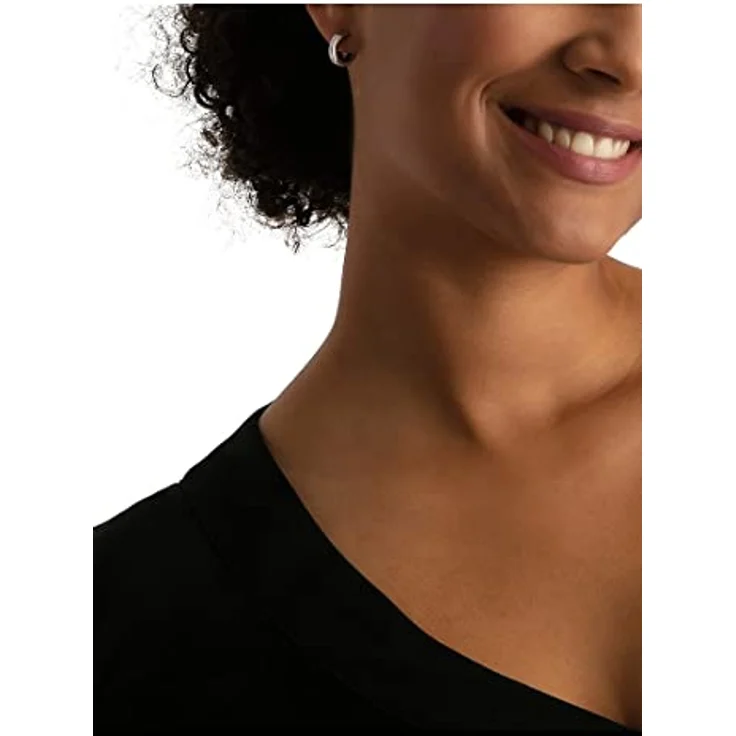 FAVS Damen-Creolen 925er Silber, klassischer Ohrschmuck in Silber, One Size, 88362802 – Bild 3