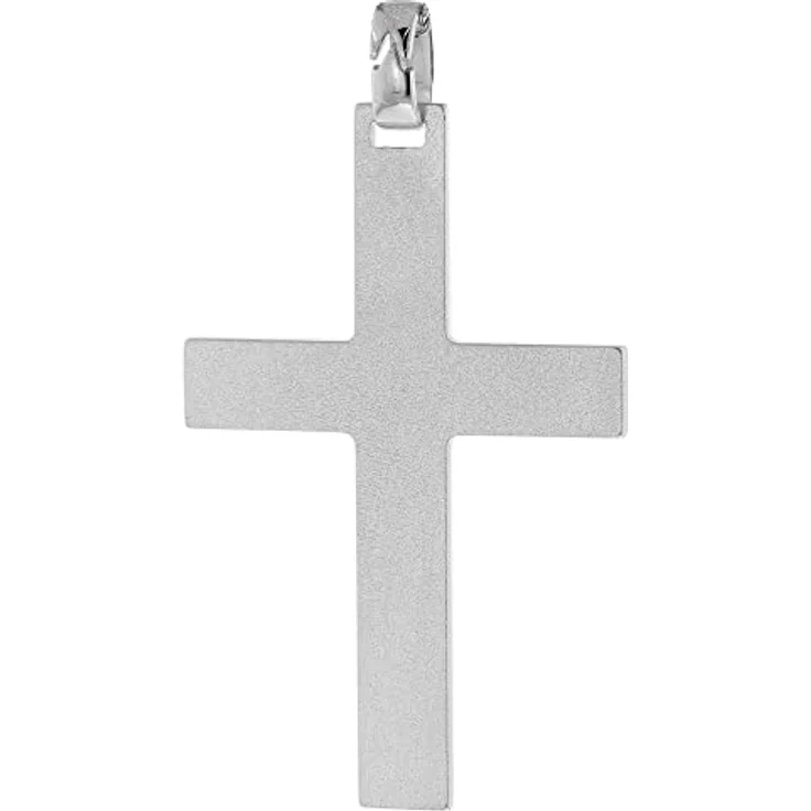 trendor Kreuz-Halskette 925 Silber, 41 mm Männerschmuck mit Rundanker-Kette, elegante Geschenkidee, 50 cm – Bild 2