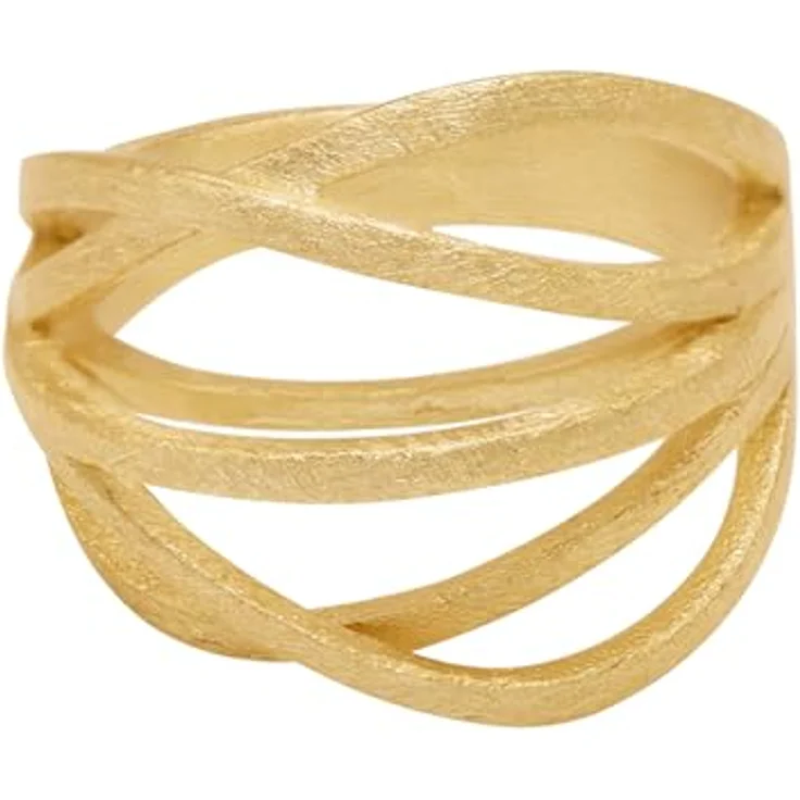heideman ars gratia artis Fingerring, gold vergoldeter Damenring mit Zirkonia, hypoallergen, inkl. luxuriöser Schmuckbox – Bild 1