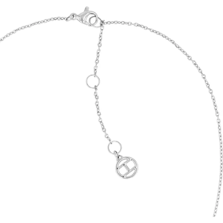 Tommy Hilfiger Jewelry Halskette mit Anhänger aus Edelstahl, verziert mit Kristall, 45 cm, Rotgold/Silber – Bild 3