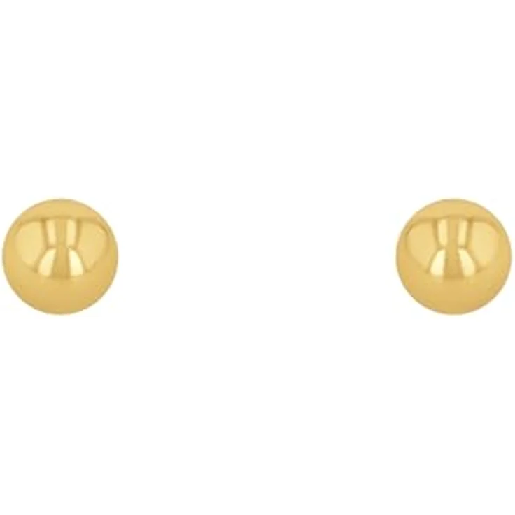Amor Paar Ohrstecker, 375 Gelbgold, filigranes Design für Damen – Bild 3