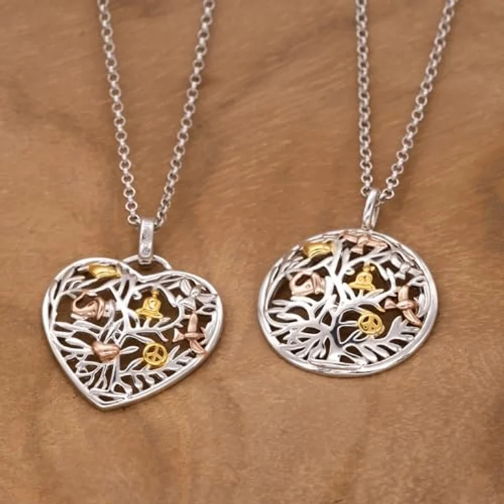 Engelsrufer Damen Halskette Sterling Silber Lebensbaum Anhänger mit Karabinerverschluss, verstellbar in 3 Längen, nickelfrei, elegante Geschenkverpackung – Bild 4
