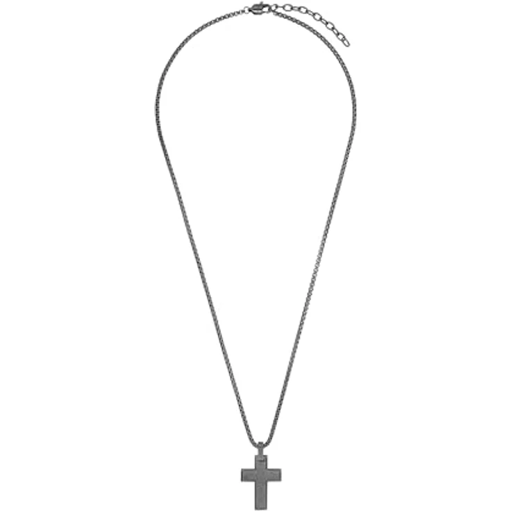 Joop! Herren Halskette aus Edelstahl, 60 cm, verstellbar, Silber, inkl. Geschenkbox – Bild 4