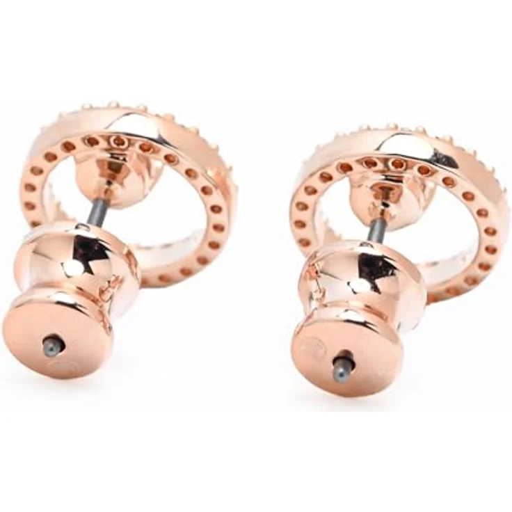 Swarovski Ohrstecker Constella Pavé 5692263, vergoldete Metall-Ohrstecker mit weißen Swarovski-Kristallen

 – Bild 4