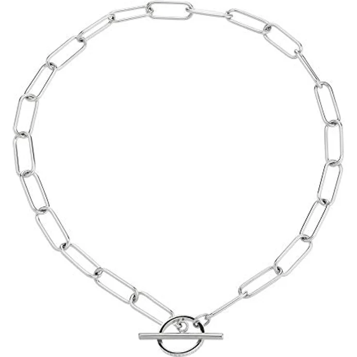 LIEBESKIND Damen Collier LJ-0432-N-40, Edelstahl Halskette in Silber, 398 mm Länge, original Geschenkbox – Bild 3