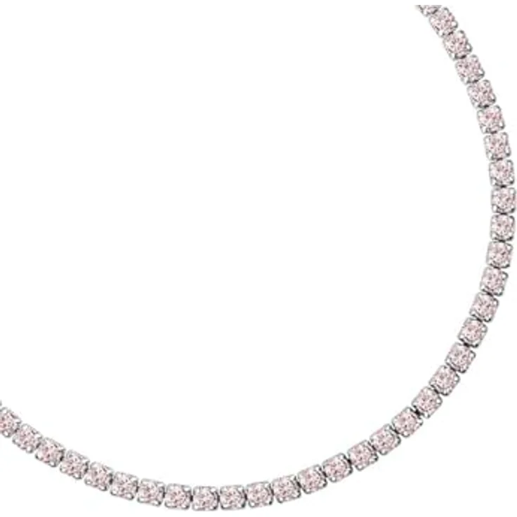 CHRIST Damen-Armband 925er Silber, recycelte Zirkonia, One Size, Rosa – Bild 5