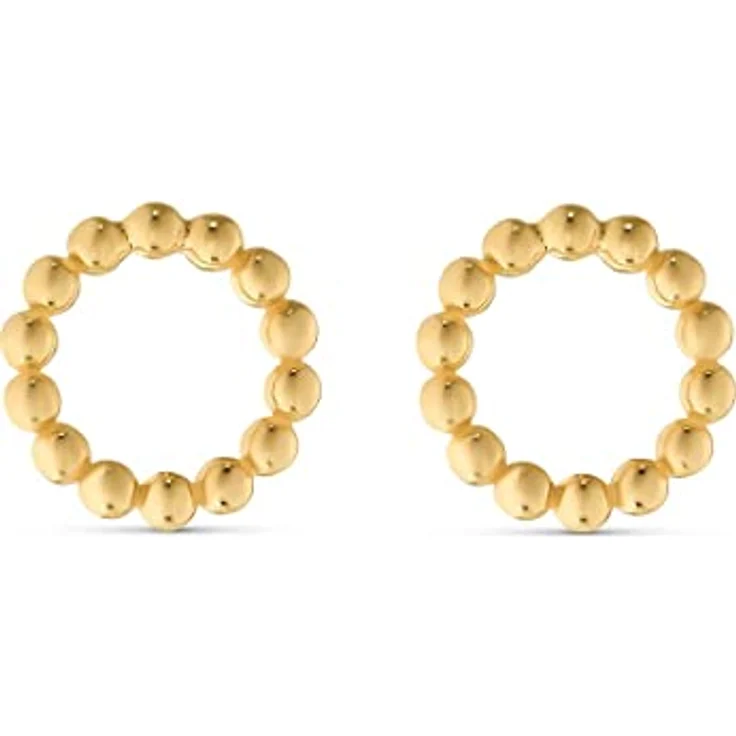 CHRIST Damen-Ohrstecker Kügelchen, 375er Gelbgold, 0,83 cm Breite, elegant verpackt in Geschenkbox – Bild 1