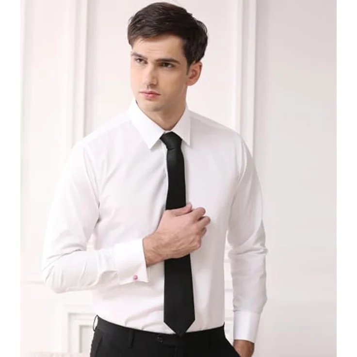 HONEY BEAR Seidenknoten Manschettenknöpfe, 1 Paar, handgefertigt aus weicher Seide, 8 mm Durchmesser, für Herren/Damen, ideal für Hochzeit und formelle Anlässe – Bild 4