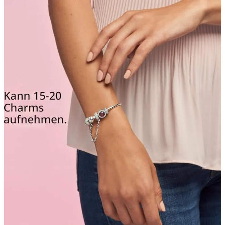 Pandora Charm Moments 791081, Charm-Anhänger aus hochwertigem Material, silber – Bild 7