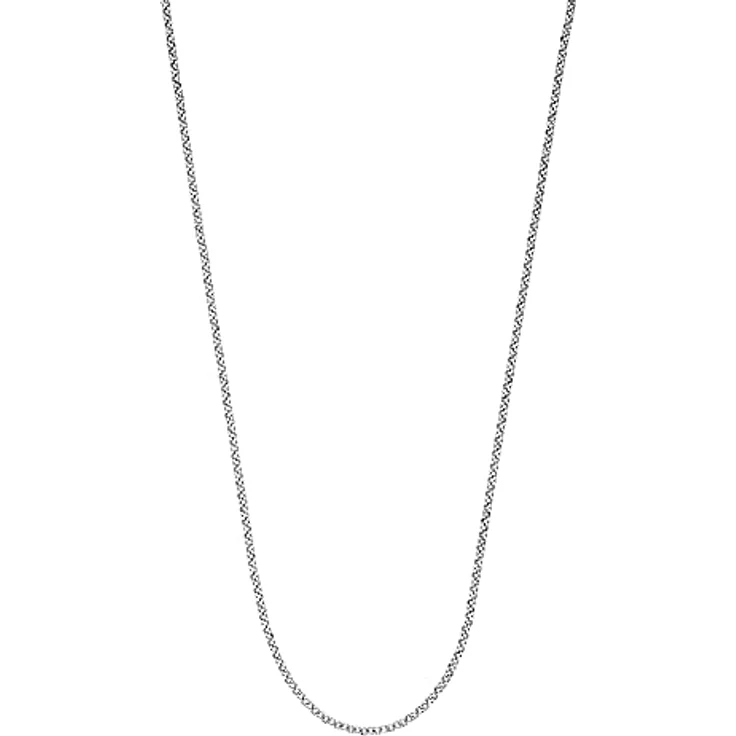 Engelsrufer Keep it so simple Damen Erbshalskette aus 925er Sterling Silber - diamantiert, mit Karabinerverschluss, Länge: 60 cm – Bild 1
