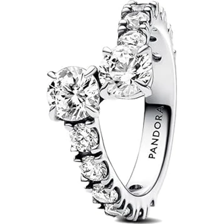 PANDORA Sterling Silver Ring mit klaren Cubic Zirconia, 193149C01 – Bild 1