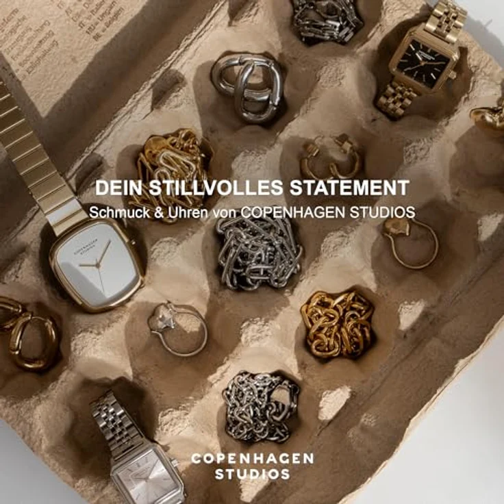 Copenhagen Studios Creolen Bold Set CPJ-0047-E-18, stylish Creolen in modernem Design – Bild 7