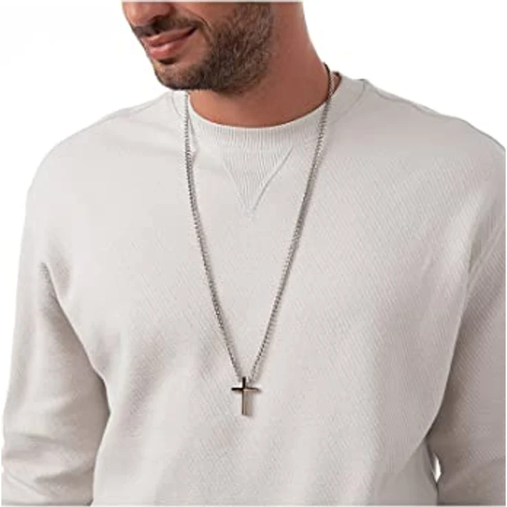 FAVS Herren-Kette Edelstahl 80 cm, Collier mit Anhänger, Geschenkbox inkludiert – Bild 3