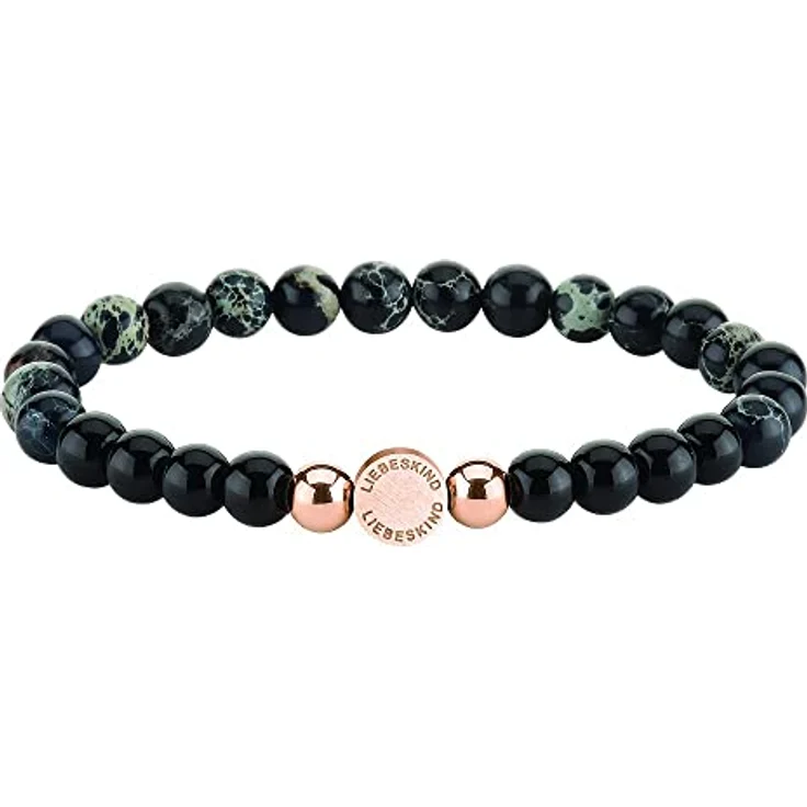 Liebeskind Armband LJ-0090-B-17, Edelstahl mit Stein, Länge 17 cm, Breite 6,5 cm, Stärke 6 mm – Bild 1