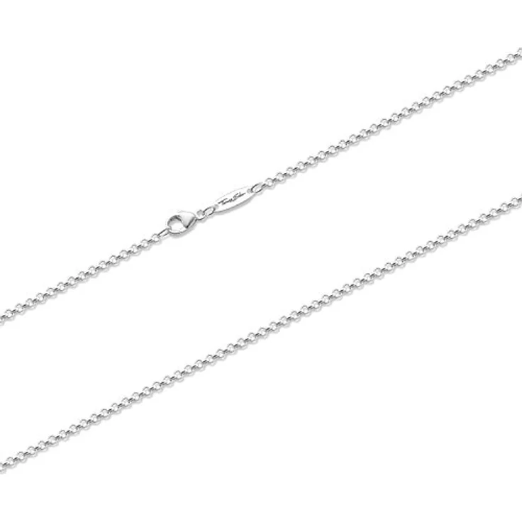 Thomas Sabo Charm Club Unisex-Charm-Kette, runde Gliederkette aus 925er Sterlingsilber, X0001-001-12 – Bild 2