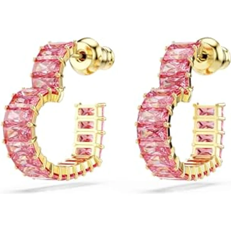Swarovski Creolen Matrix 5706340, elegante Creolen mit funkelnden Kristallen – Bild 3