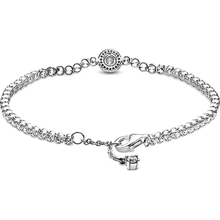 PANDORA Armband Timeless "funkelndes Armband", Sterling-Silber mit Cubic Zirkonia, 20 cm – Bild 2