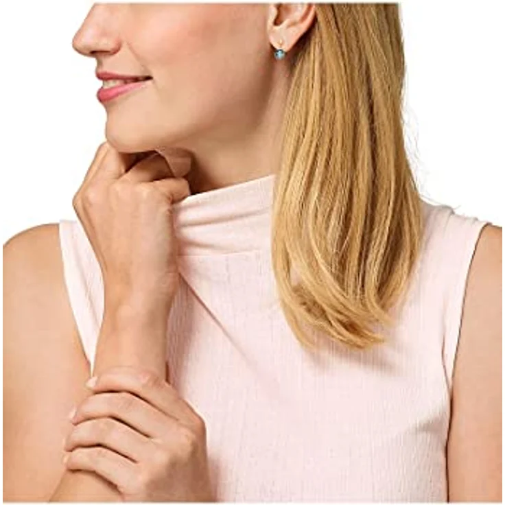CHRIST Damen-Ohrhänger, 375er Gelbgold mit 2 Topas, eleganter Ohrschmuck in Geschenkbox – Bild 3