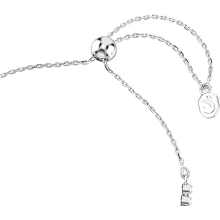 Swarovski Idyllia Armband, Herz mit Pfeil, Weiß, Rhodiniert, Anpassbare Größe, Verschiedene Schliffe – Bild 3