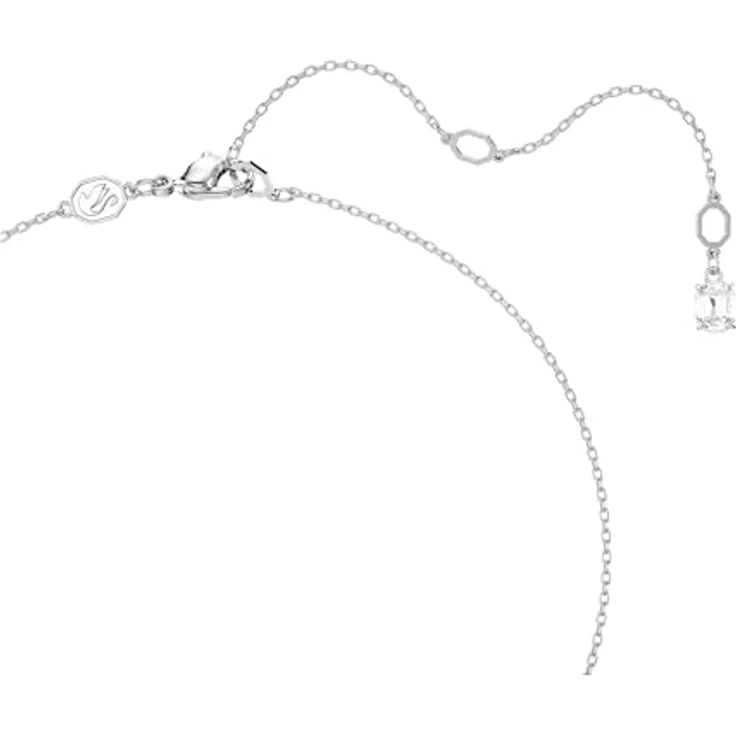 Swarovski Stilla-Anhänger 5693405, rhodiniert mit Zirkonia, 40-47 cm längenverstellbare Kette – Bild 3