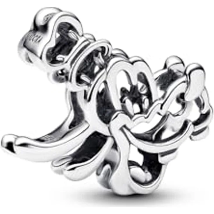 PANDORA Marvel Spider-Man Miles Morales Charm-Anhänger, Sterling-Silber, 7,1 x 21,5 x 10 mm, kompatibel mit ME und Moments, 793842C01
