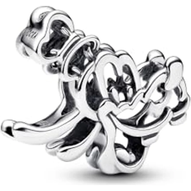 PANDORA Marvel Spider-Man Miles Morales Charm-Anhänger, Sterling-Silber, 7,1 x 21,5 x 10 mm, kompatibel mit ME und Moments, 793842C01 – Bild 1