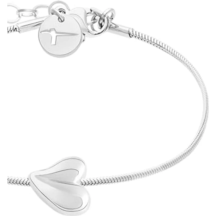 Tamaris Bracelet - Elegantes Armband aus poliertem Edelstahl - Silber, verstellbar bis 21 cm, wasserfest & hautfreundlich – Bild 2