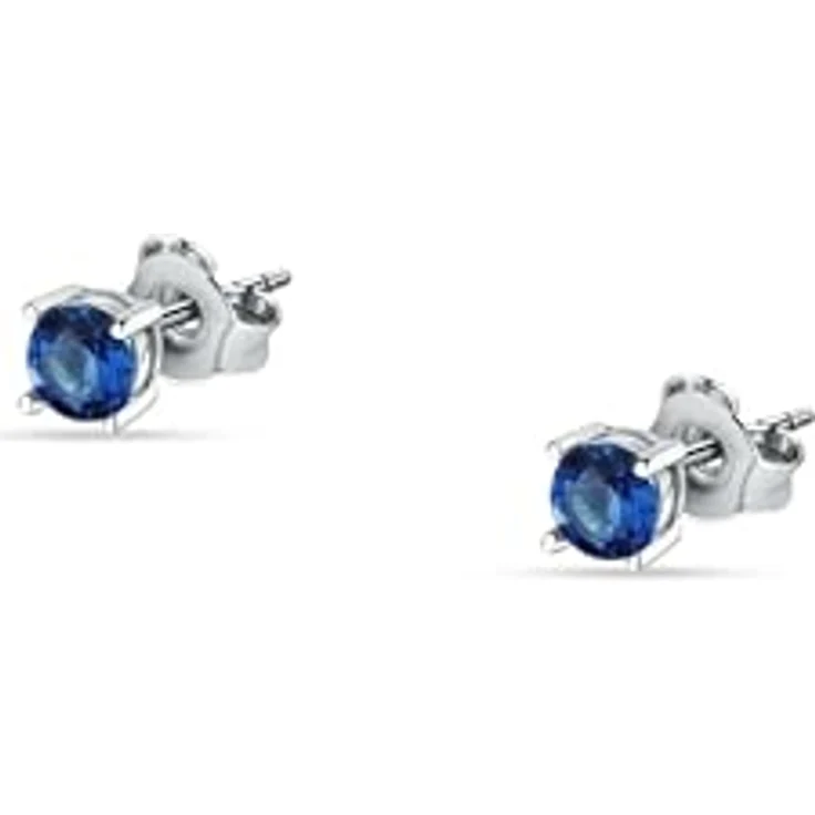 Morellato Ohrstecker Tesori SAIW175, Ohrstecker aus recyceltem 925er Silber mit Zirkonia in strahlendem Blau – Bild 7