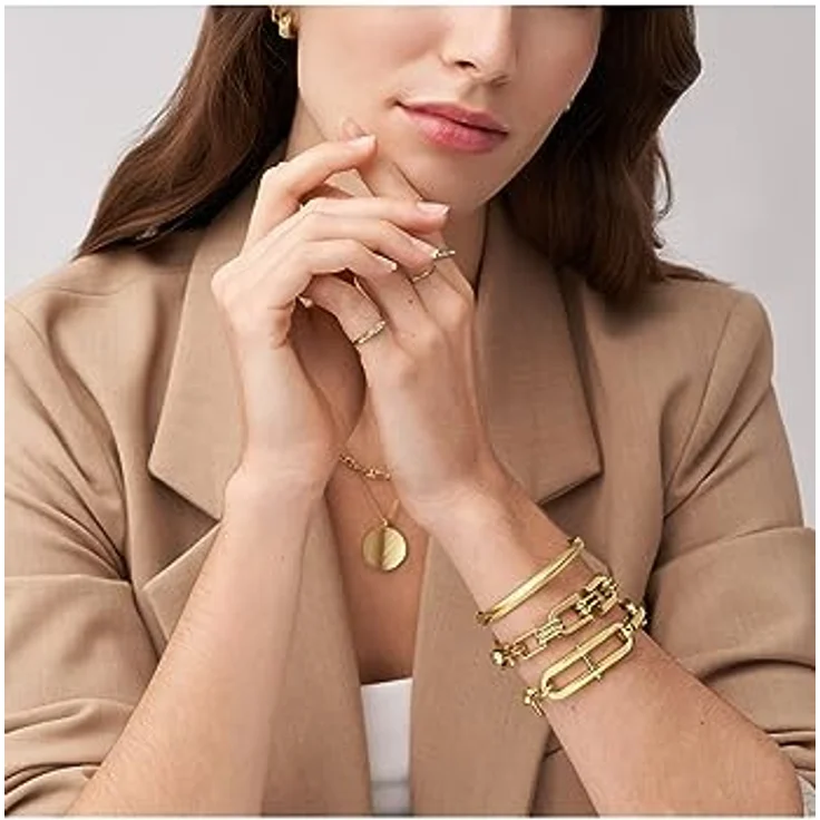 Fossil HERITAGE JA7210710, Armband aus hochwertigem Leder, klassisches Design – Bild 5