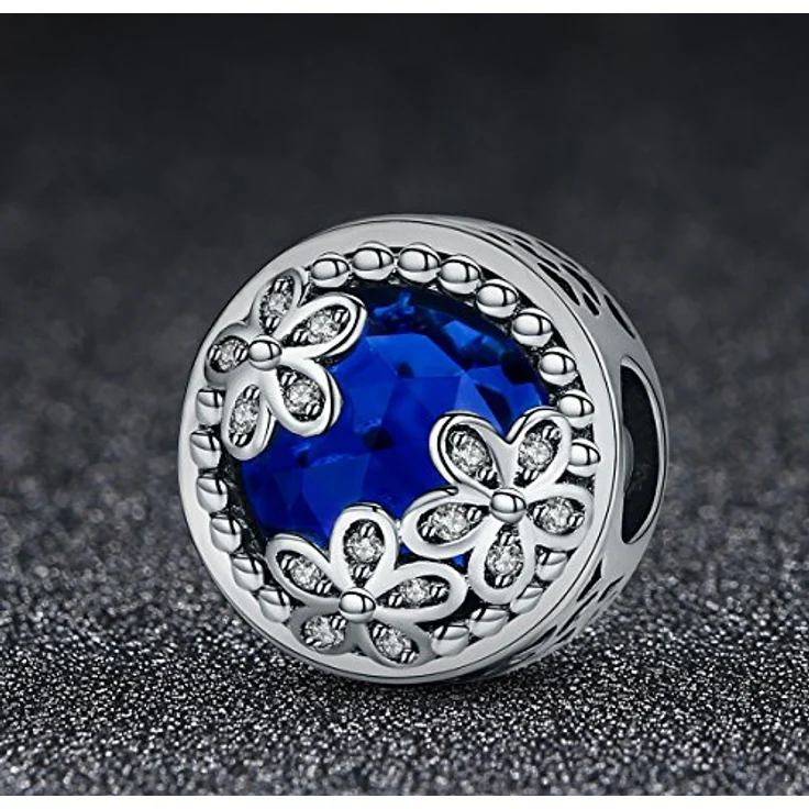 NINGAN Lovebeads Charm-Perle 925er-Sterlingsilber mit Zirkonia, transparent, für europäische Armbänder geeignet – Bild 2