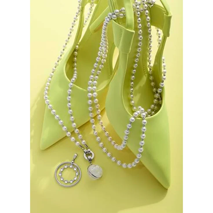 JEWELS BY LEONARDO Anhänger Clip & Mix Bobby, Ketten-Anhänger aus silberfarbenem Edelstahl mit beweglichem Innenring und Glassteinen, Schmuck Geschenk für Frauen, 024945 – Bild 5