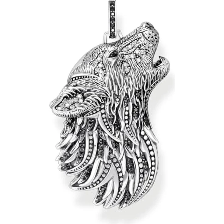THOMAS SABO Unisex Kettenanhänger, 925er Silber mit Zirkonia, One Size, 89013429 – Bild 3