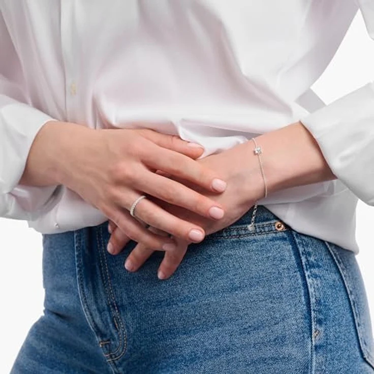 THOMAS SABO Ring TR2467-051-14-54, zartes Design aus recyceltem 925 Sterling Silber mit weißen Zirkonia, Größe 54 – Bild 2