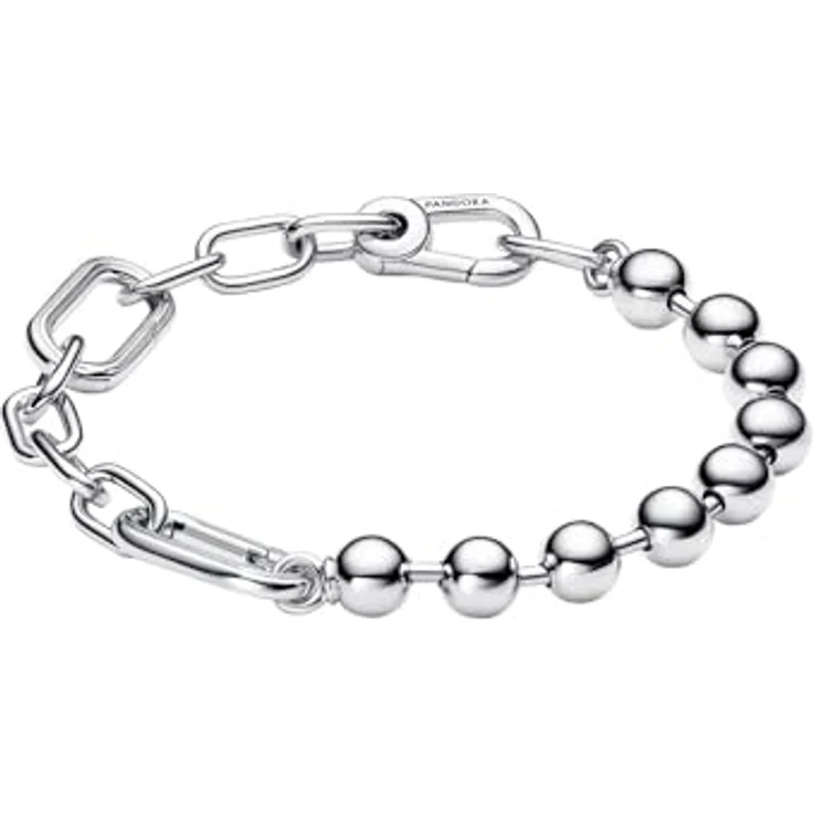 PANDORA ME Metallperlen & Gliederkettenarmband, aus Sterling Silber, 16cm, kompatibel mit ME-Kollektion, 592793C00-2 – Bild 3