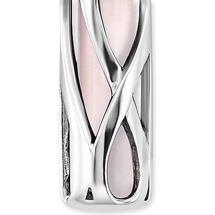Engelsrufer Damen Halskette mit Rosenquarz Kraftstein Anhänger, Sterling Silber, nickelfrei, Karabinerverschluss, verstellbar in zwei Längen – Bild 3