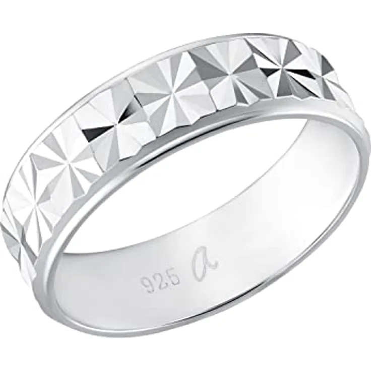 Amor Amor Ring 925 Sterling Silber Unisex Damen Herren mit einzigartigem Muster, kommt in Schmuck Geschenk Box