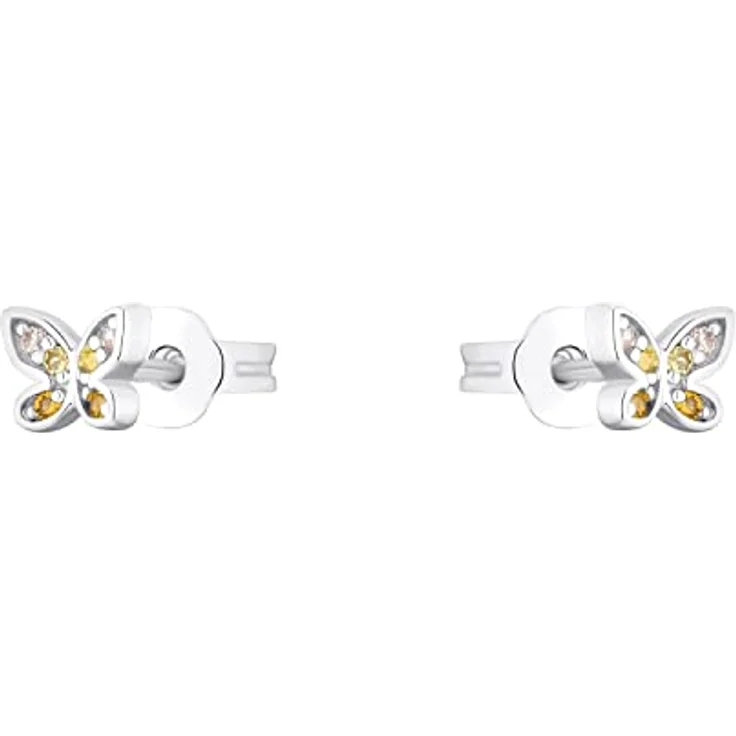 Prinzessin Lillifee Ohrstecker Butterfly, 4 mm, aus 925 Sterling Silber mit Zirkonia, rhodiniert – Bild 3