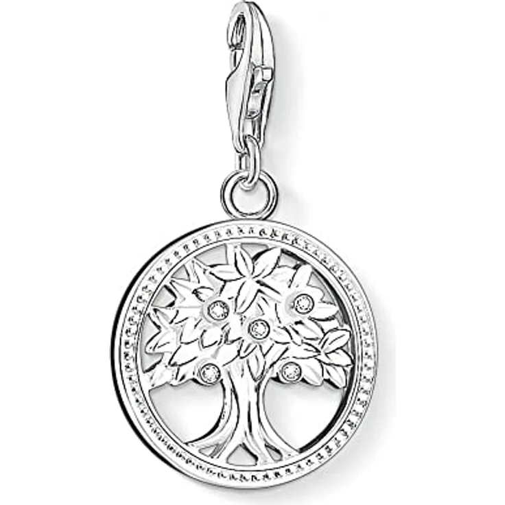 Thomas Sabo Charm-Anhänger Lebensbaum, 925 Sterling Silber, Charm Club, Karabinerhakenverschluss – Bild 1