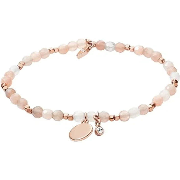 Fossil Damen-Armband JA6945791, Nude Semi-Precious Armband mit Hochglanzfinish, Innenlänge 165 mm – Bild 1