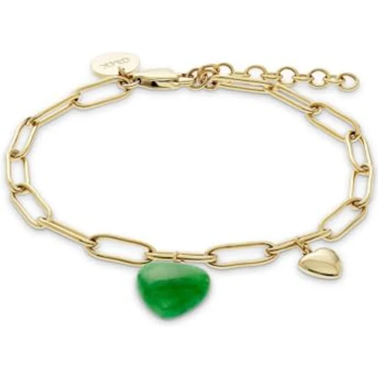 Guido Maria Kretschmer Damen-Armband Edelstahl mit Kristall, One Size, silber