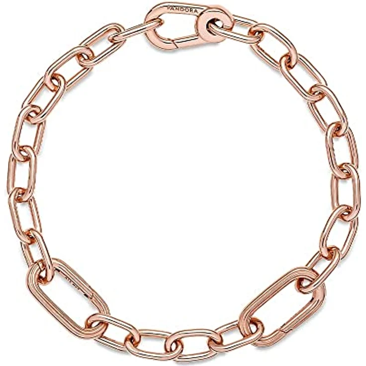 PANDORA ME Armband "Gliederkette" 14k rosévergoldet, 20 cm, mit austauschbaren Links und zwei Connectors – Bild 3