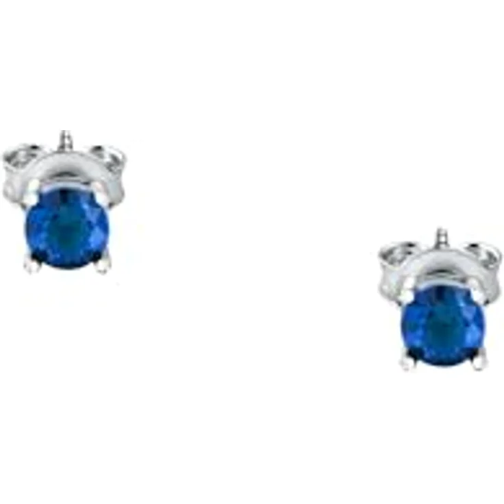 Morellato Ohrstecker Tesori SAIW175, Ohrstecker aus recyceltem 925er Silber mit Zirkonia in strahlendem Blau – Bild 2