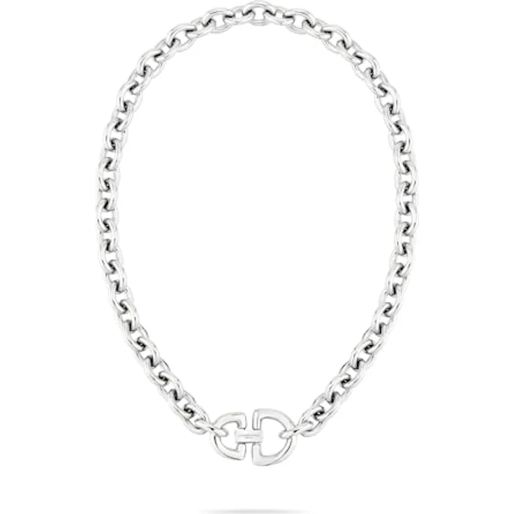 Liebeskind Berlin Halskette LJ-1511-N-45, Edelstahl Gliederkette 45 cm, Silber mit Juwelierschließe – Bild 2