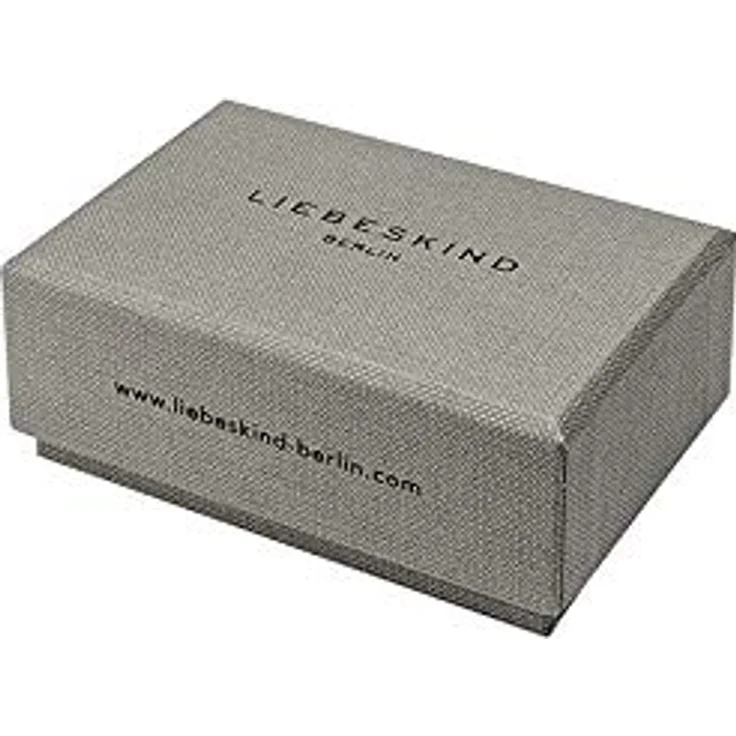LIEBESKIND BERLIN Damen Ohrstecker Herzohrstecker, Edelstahl poliert und mattiert, 6 mm Durchmesser, asymmetrisches Design in verschiedenen Formen und Farben – Bild 5