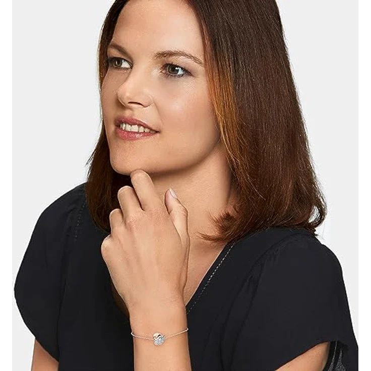 Engelsrufer Damen Armband, Bicolor Sterling Silber mit Herzflügel Anhänger und Zirkonia, längenverstellbar (17–20 cm), nickelfrei, allergikerfreundlich – Bild 4