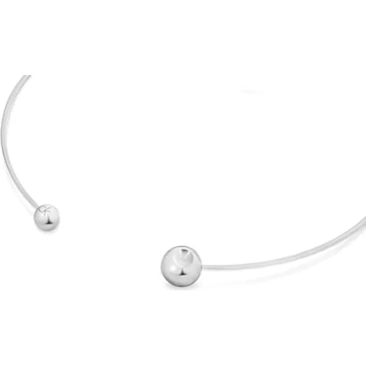 Calvin Klein Offenes Halsband SCULPTURAL BUBBLES aus Edelstahl, 12,7 cm, glänzendes Finish, auch in Gold erhältlich – Bild 2