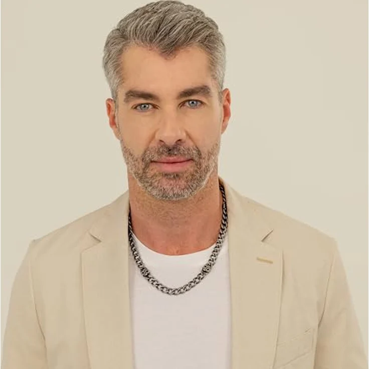 HUGO BOSS BOSS Double B Absolute, Edelstahl Gliederhalskette für Herren mit antiker IP-Beschichtung und magnetischem Verschluss - 1580744 – Bild 4