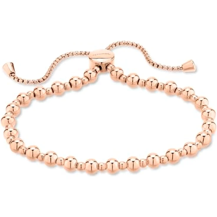 Tamaris Armband TJ-0594-B-27, Edelstahl IP Roségold, 27 cm mit Zugbandverschluss – Bild 1