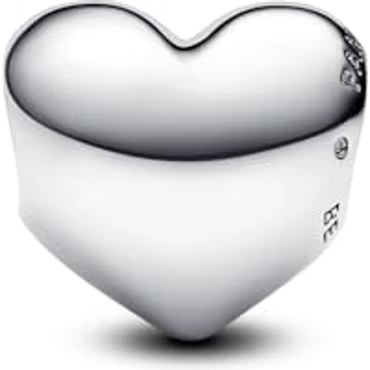 PANDORA Moments Be Love Gravierbares Herz Charm aus Sterling Silber, personalisierbares Schmuckstück für Moments Armbänder, 793439C00 – Bild 2