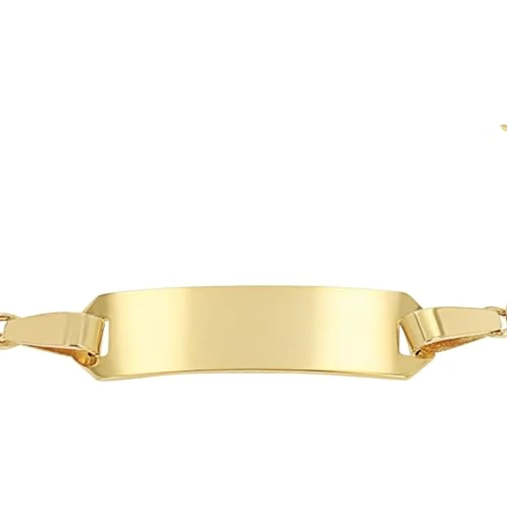 Amor Ident-Armband, 375er Gold, längenverstellbar, personalisierbar für Kinder – Bild 4